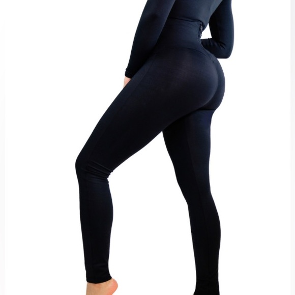Yahaira TRIPLE TUMMY LAYER Black LEGGINGS - Picture 2 of 4